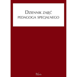 Dziennik zajęć pedagoga specjalnego