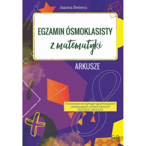 Egzamin ósmoklasisty z matematyki. arkusze 2023-2024