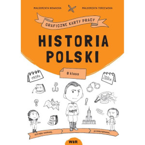 Historia polski. graficzne karty pracy dla klasy 8
