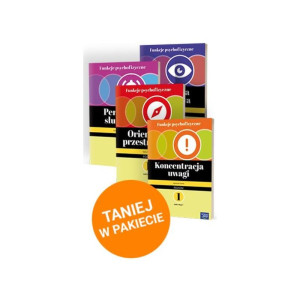 Funkcje psychofizyczne. poziom 1. pakiet 4 zeszytów