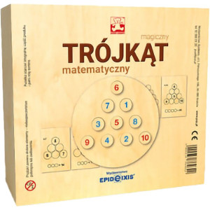 Magiczny trójkąt matematyczny - w drewnianym opakowaniu