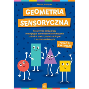 Geometria sensoryczna. kreatywne karty pracy