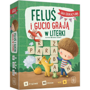 Feluś i gucio grają w literki. gra edukacyjna