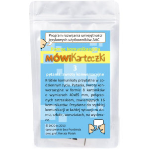 Mówikarteczki 3 - pytania, zwroty konwersacyjne