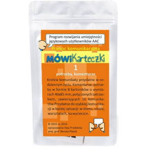 Mówikarteczki 1 - potrzeby, komentarze