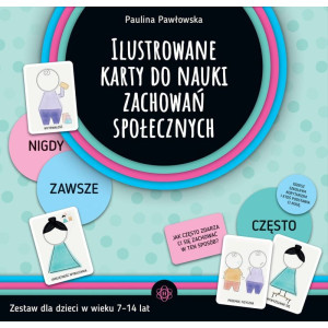 Ilustrowane karty do nauki zachowań społecznych