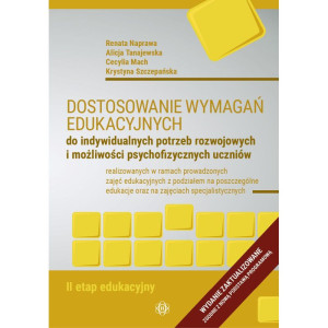 Dostosowanie wymagań edukacyjnych - ii etap edukacyjny
