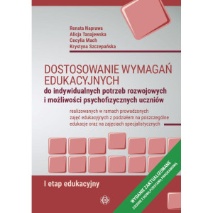 Dostosowanie wymagań edukacyjnych - i etap edukacyjny