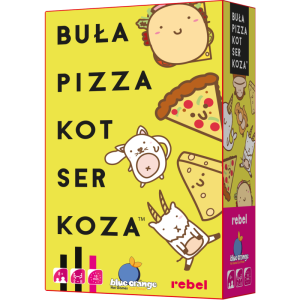 Buła, pizza, kot, ser, koza