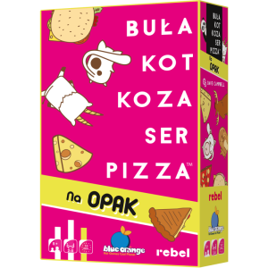 Buła, kot, koza, ser, pizza - na opak