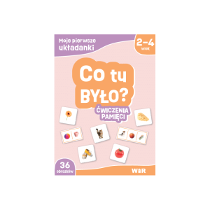 Moje pierwsze układanki. co tu było? ćwiczenia pamięci