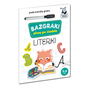 Bazgraki piszą po śladzie. literki