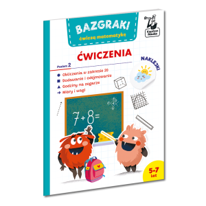 Bazgraki ćwiczą matematykę. ćwiczenia. poziom 2 (5-7 lat)