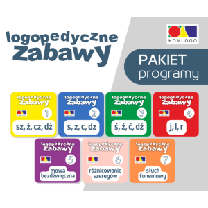 Logopedyczne zabawy - pakiet 7 programów komputerowych