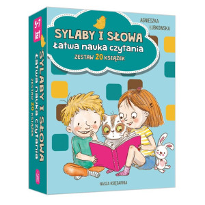 Sylaby i słowa. łatwa nauka czytania. zestaw 20 książek