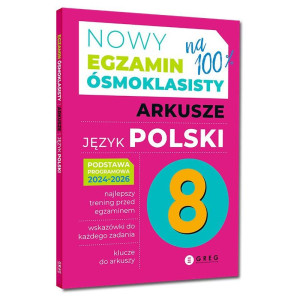 Nowy egzamin ósmoklasisty - arkusze - język polski - 2026