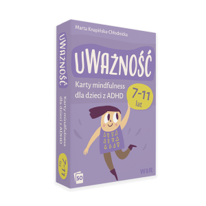 Uważność. karty mindfulness dla dzieci z adhd (7-11 lat)