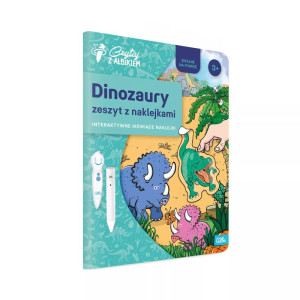 Dinozaury - zeszyt z naklejkami