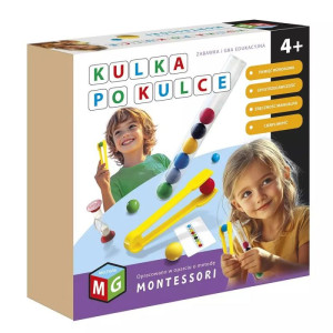 Kulka po kulce. zabawka i gra edukacyjna montessori