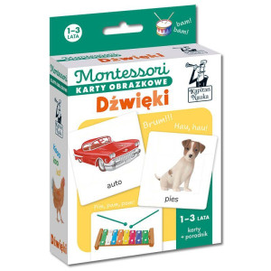 Montessori. karty obrazkowe. dźwięki