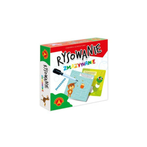 Rysowanie - zmazywanie. zwierzątka