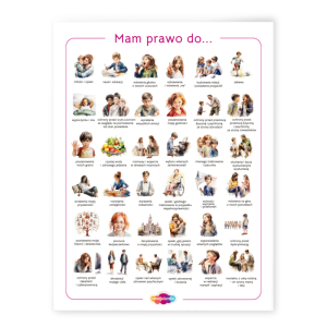 Emocjolandia. plakat. mam prawo do...