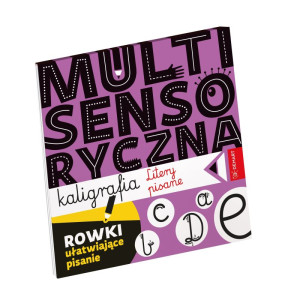 Multisensoryczna kaligrafia. litery pisane
