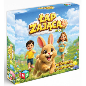 Łap zająca. wiosenna gra planszowa
