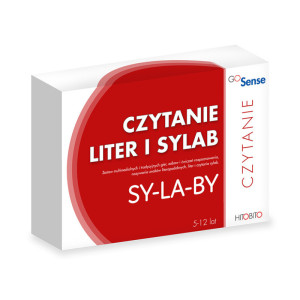 Gosense czytanie. czytanie liter i sylab