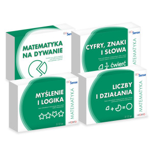 Gosense matematyka (dyskalkulia). pakiet 4 zestawów