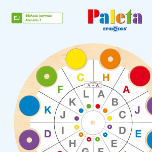 Tarcze ćwiczeń ej. edukacja językowa. abecadło 1 (paleta)