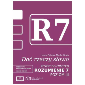 Dać rzeczy słowo. rozumienie 7 - poziom 3