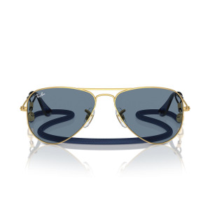 Ray-Ban Occhiali da Sole Junior Aviator RJ9506S 223/1U con Laccio