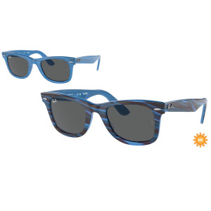 Ray-Ban Occhiali da Sole Wayfarer RB2140 1409B1 Montatura a Righe