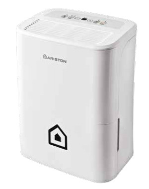 Ariston DEOS16S-33 DEUMIDIFICATORE 16LT 30M.QUADRI CON UMIDOSTATO