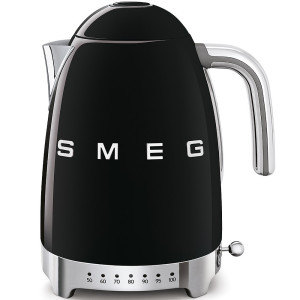 SMEG BOLLITORE 1,7LT TEMP.REG.BLACK ELECTRIC KLF04BLEU