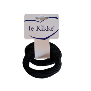 Le Kikke Elastici polsoni neri 5Ø - 2 pz