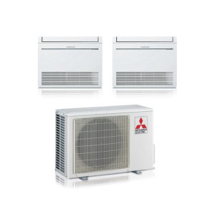 Mitsubishi KITAY53VF KIT AY DUAL 12+12000BT CLIMATIZZATORE CLASSE A+++/A++ RAFFRESCAMENTO/RISCALDAMENTO