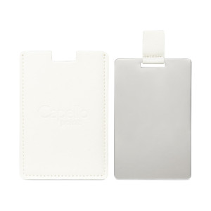 Capello Point Specchietto da borsa Platino