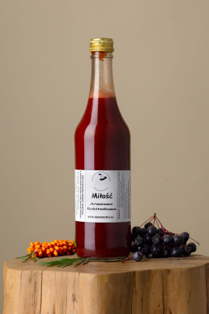 Syrop z aronii i rokitnika "Miłość" 490 ml