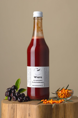 Sok z aronii i rokitnika "Wiara" 490 ml