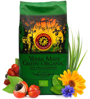 Yerba Mate Green Mas Guarana Bio 400g Ekoherba