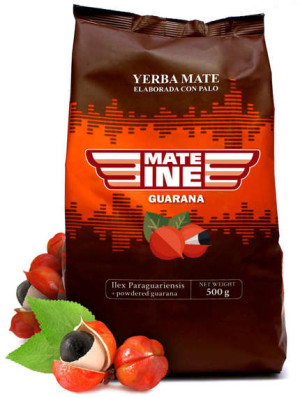 Yerba Mate Mateine Guarana 500g Ekoherba