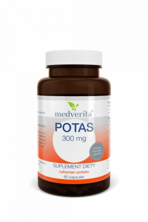 Potas 300 mg, 60 kapsułek, Medverita