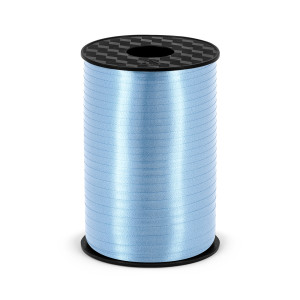 Wstążka plastikowa, błękit, 5mm/225m