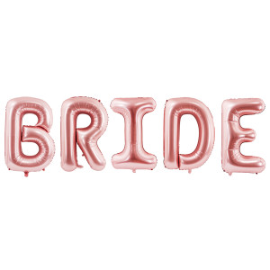 Balon foliowy Bride, 280x86cm, różowe złoto