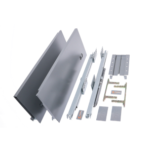 Szuflada GTV Axis 550 mm wysoka grafit