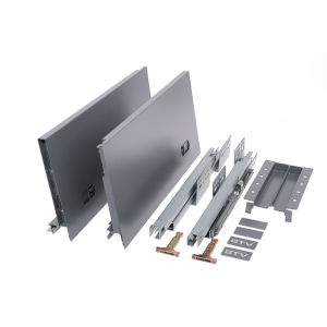 Szuflada GTV Axis 400 mm grafit wysoka