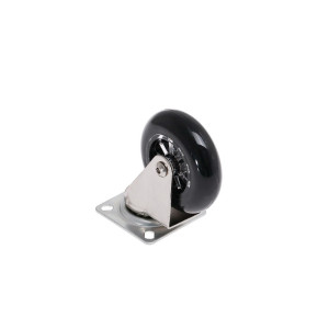 Kółko meblowe Brazylia fi75mm czarne