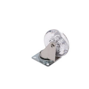 Kółko meblowe Brazylia fi75mm przeźroczyste